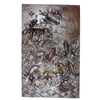 Full-Custom Lost-Wax Cast Water Artwork Designed brass relief