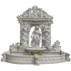 High Quality Wall Large Fountain White Marble Water Fountain Stone Fountain for Garden