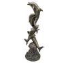 Garden Decorations Dolphin Statue Bronze Fountain 