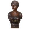 Factory Custom High Quality Bronze Sculpture Home Decor Modern Design Lady Bust