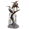 Bronze Bird Great Blue Herons in Bronze