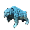 Bronze Metal Carved Wild Bear Sculpture Life Size Bronze Statue