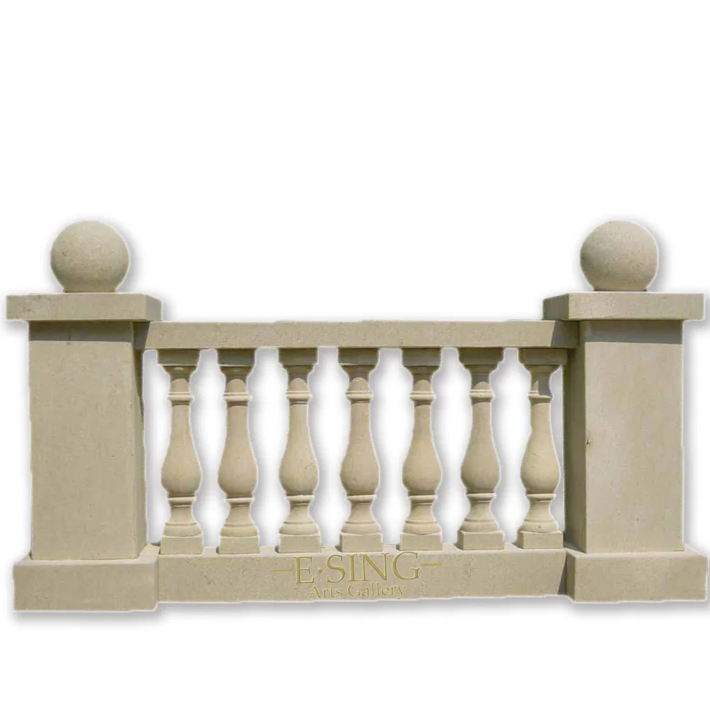 Natural Sandstone Marble Handrail Balcony Balustrade China Sandstone Price