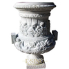Customized Large Outdoor Natural Stone Flowerpot