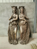 Bronze Garden Decoration Metal Flowerpot Sculpture for Garden