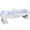 Factory Direct Outdoor Marble Bench Hand Carved White Stone Bench