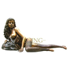 Garden Decoration Bronze Cooper Sculpture Metal Casting Naked Lying Lady Statue