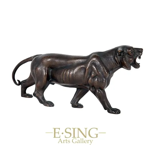 Bronze Tiger Statue Large Outdoor Decoration Life Size Sculpture