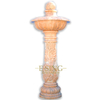Out Door Hand Carved High Quality Red Marble Spinning Ball Water Fountain