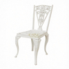 Wholesale Western Style Cast Iron Chair for Home Garden Furniture Decoration