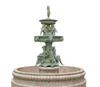 Antique Garden Decorations Lady Statue Large Bronze Garden Water Fountains Outdoor for Sale