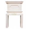 Western Style Stone Carving Fireplace Natural Indoor Polishing Marble Decorative Fireplace