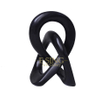 Classic Simple Hand Carved Black Marble Sculpture for Garden Decoration