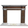Hand Carved Natural Stone Life Size Marble Fireplace Mantel