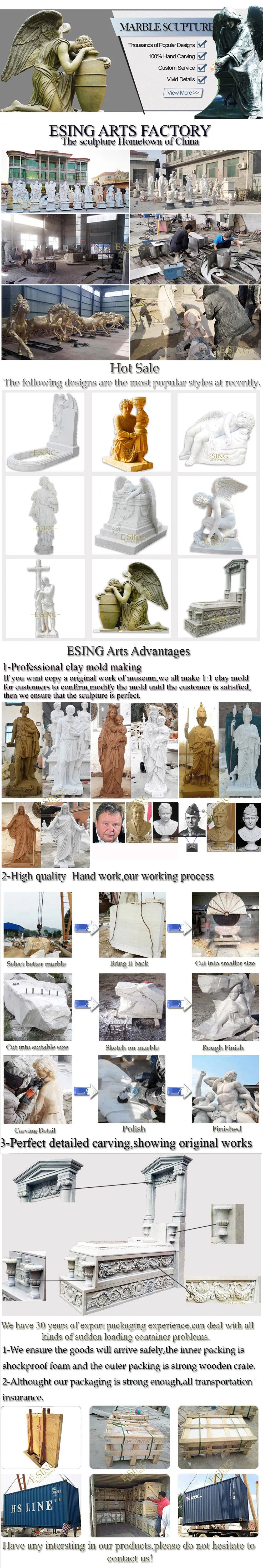 Western Style High Column Cross Design Monument