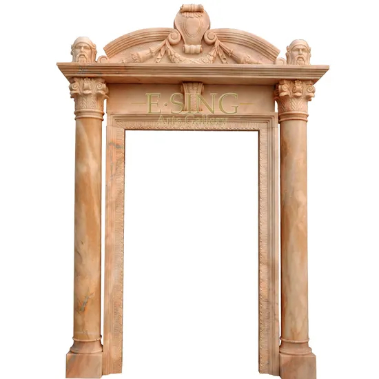 Customized Stone Door Surround Marble Door Frame Villa Wall Decorative Stone Door Frame