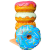Customized Large Resin Food Sculpture Donuts Fiberglass Statue for Shop Store