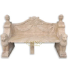 Outdoor Yellow Color Hole Stone Decorative Park Stone Bench for Sale