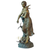 Bronze Garden Sculpture Figure Life Size Sexy Nude Female Bronze Statue Sculpture