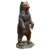 Outdoor Metal Large Bronze Animal Sculpture Brass Standing Bear Statue