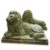 Modern Outdoor Gardening Decorations Lion Statue Life Size White Marble Stone Lion Statues for Sale