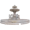 Large Natural White Marble Water Fountain for outside