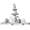 Large Marble Water Fountain White Stone Water Fountain with Lion And Horse Statue for Garden