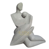 Outdoor Graden Classic Art Natural Figure Stone Abstract Statue White Marble Sculpture