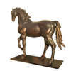 Outdoor Life Size Casting Bronze Garden Horse Sculpture