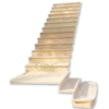 Yellow Marble Balcony Customize Stair Handrail for Outdoor Steps