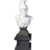 Modern Style Male Bust Sculpture White Marble Head Bust Statue for Living Room Crafts