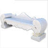 Factory Direct Outdoor Marble Bench Hand Carved White Stone Bench