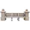 China Supplier Park Outdoor Natural Yellow Granite Stone Long Bench