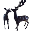 Outdoor&Indoor Decor Bronze Metal Elk Life Size Animal Deer Sculpture for Sale