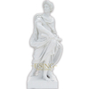 Large Classical White Marble Hand Carved Man Statue