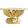 Factory Sale Garden Decor Outdoor Landscape Classic Yellow Marble Park Bench