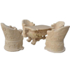 Factory Supply High Quality Curved Marble Bench And Seat for Sale
