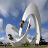 City Large Handmade Modern Stainless Steel Sculpture for Garden Decor