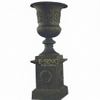 Garden Flower Pot Quality Round Cast Iron Planters Flowerpots 