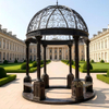 Custom Antique European Style Large Black Cast Iron Gazebo for Sell