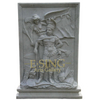 Factory Direct Produce Stone White Carvings Wall Relief for Home
