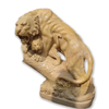 Yellow Marble Walking Mountain Mother and Child Tiger for Sale