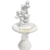 Playing Children Water White Marble Fountain for Home Garden