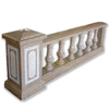 Chinese Yellow Granite Color Decorative Outdoor Marble Balusters Handrail Marble Balusters Stairs