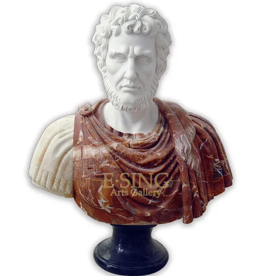 Living Room Crafts Hand Carved Head Marble Bust Statues