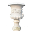White Marble Flowerpot Large Outdoor Vases