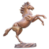 Garden Decoration Large Resin Fiberglass Bronze Color Running Horse Statue Sculptures