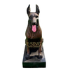 Wholesale Hot Sale Nordic Resin Animal Sculpture Fiberglass German Shepherd Wolf Dog Statue