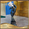 Handmade Cast Bronze Copper Hand Brass Sculptures with Indoor Decorative Ornaments Placed on Tables