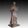 Life Size Bronze Sculpture Factory Direct Sale Prices Famous Father and Child Statues